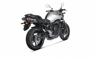 Akrapovic Slip-on Line Titanium Einddemper Set met E-keur Yamaha FZ-6 Fazer 2004-2009